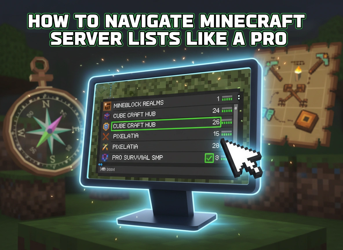 How to Navigate Minecraft Server Lists Like a Pro