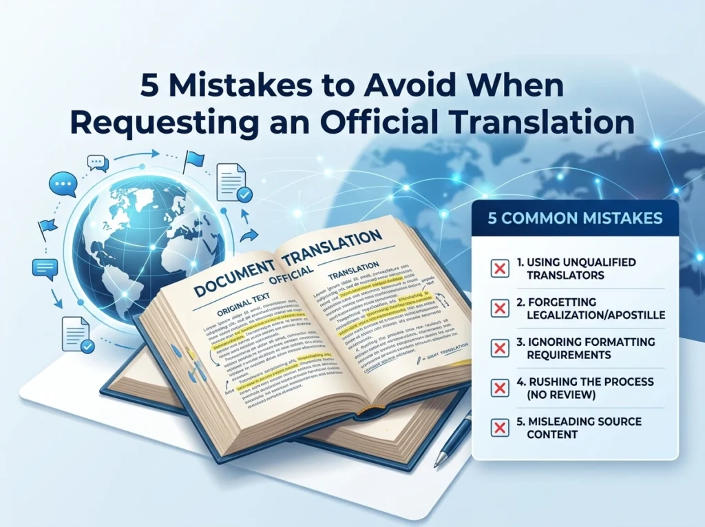 5 Mistakes to Avoid When Requesting an Official Translation