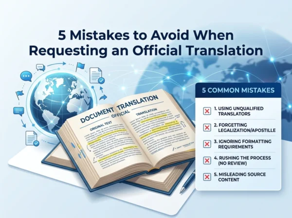 5 Mistakes to Avoid When Requesting an Official Translation