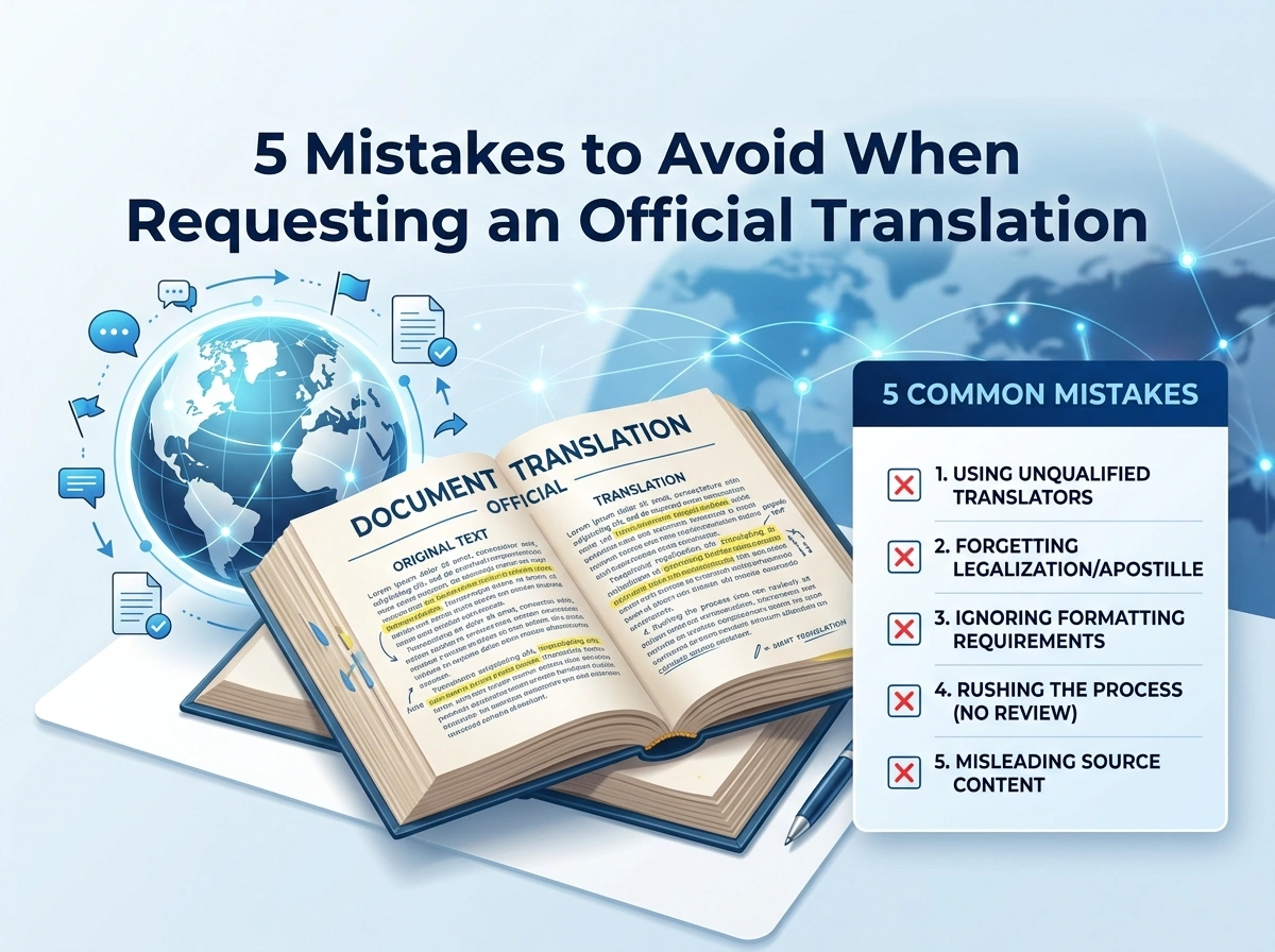 5 Mistakes to Avoid When Requesting an Official Translation