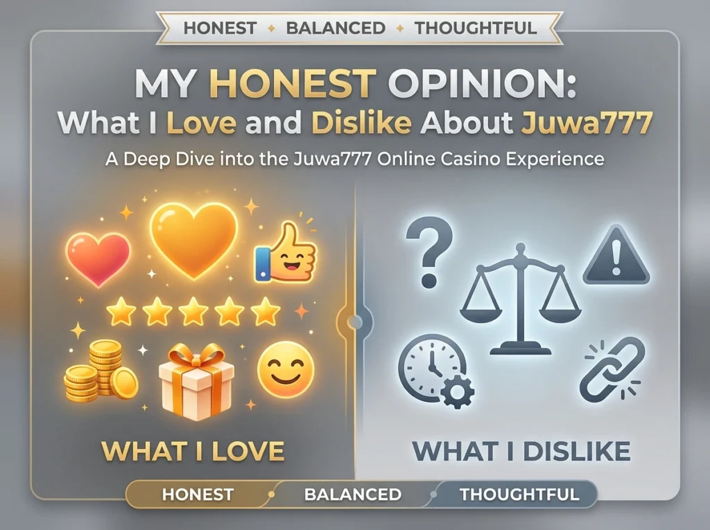 My Honest Opinion: What I Love and Dislike About Juwa777