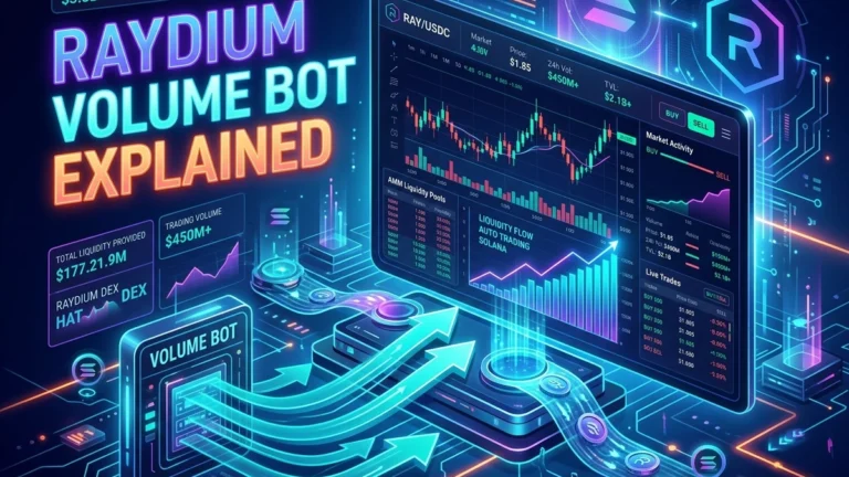 Raydium Volume Bot Explained: Driving Liquidity on Solana's Top DEX