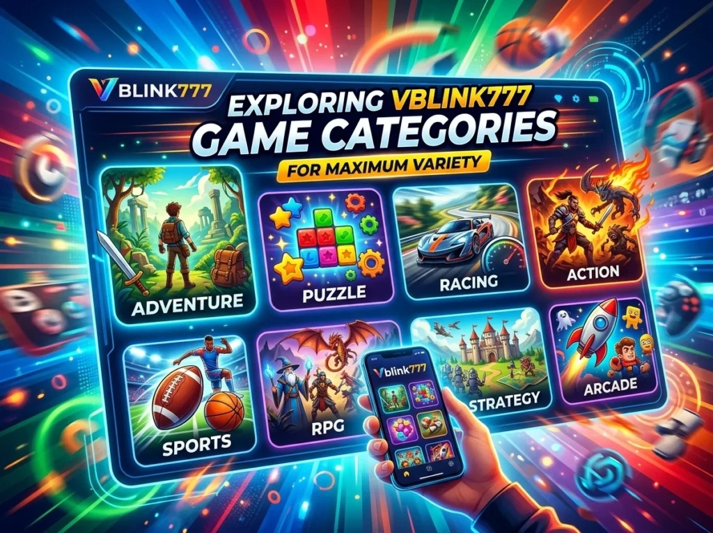 Exploring Vblink777 Game Categories for Maximum Variety