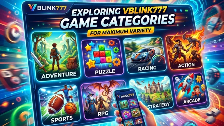 Exploring Vblink777 Game Categories for Maximum Variety