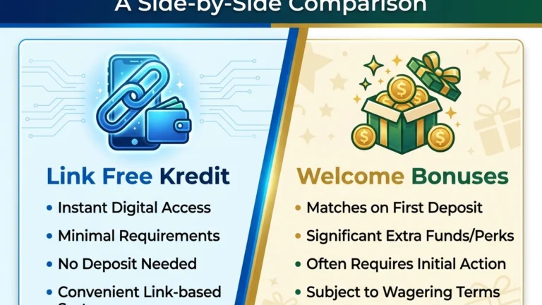 Link Free Kredit vs Welcome Bonuses: A Side-by-Side Comparison