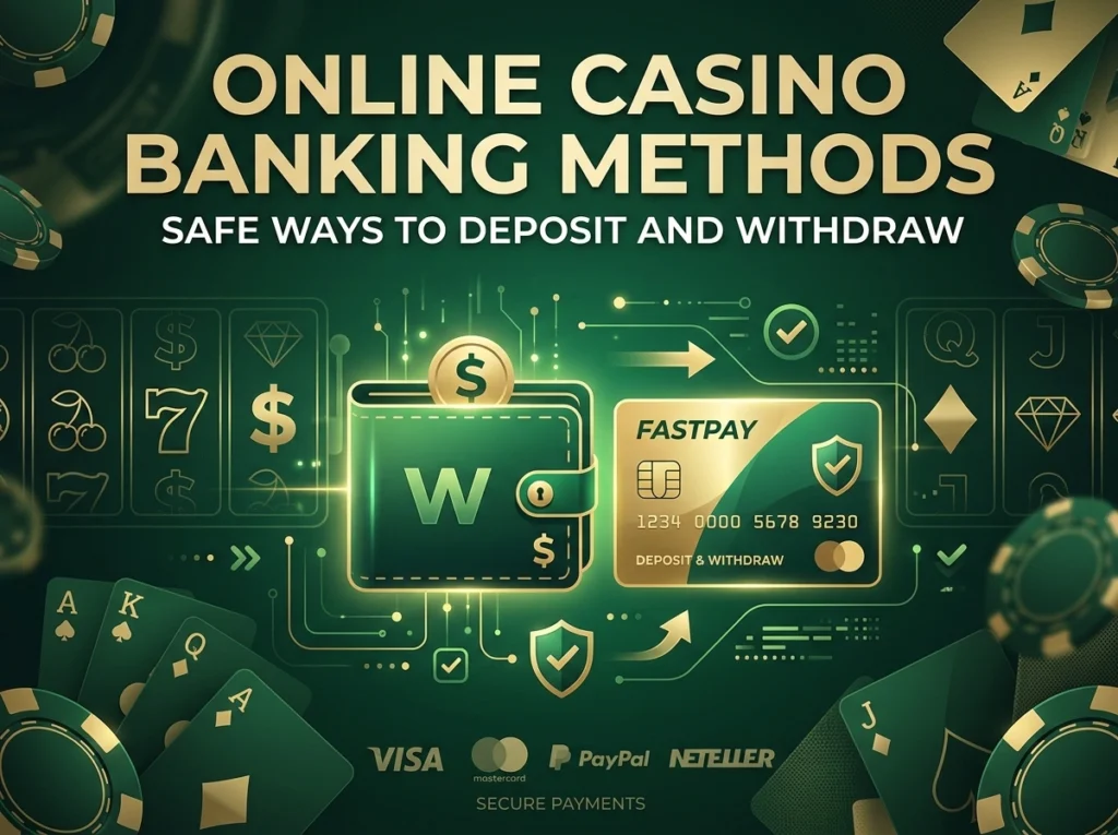 Online Casino Banking Methods: Safe Ways to Deposit and Withdraw