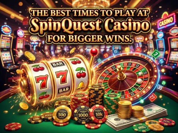 The Best Times to Play at SpinQuest Casino for Bigger Wins