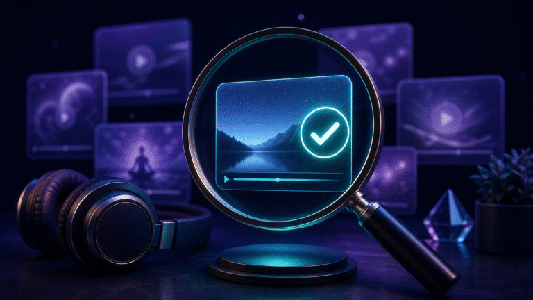 Choosing reliable HypnoTube content with a media quality check