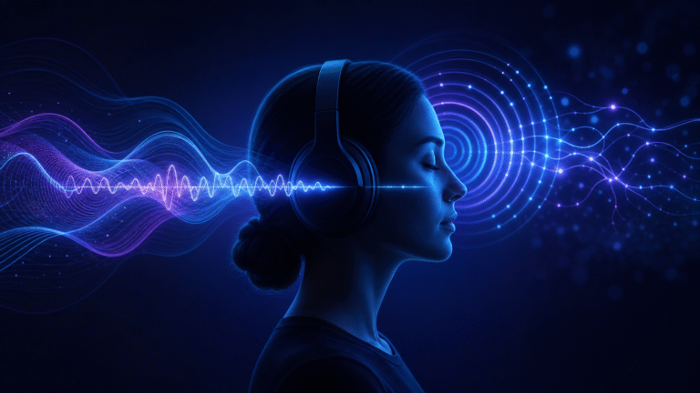 How HypnoTube works through guided sound waves and focused attention